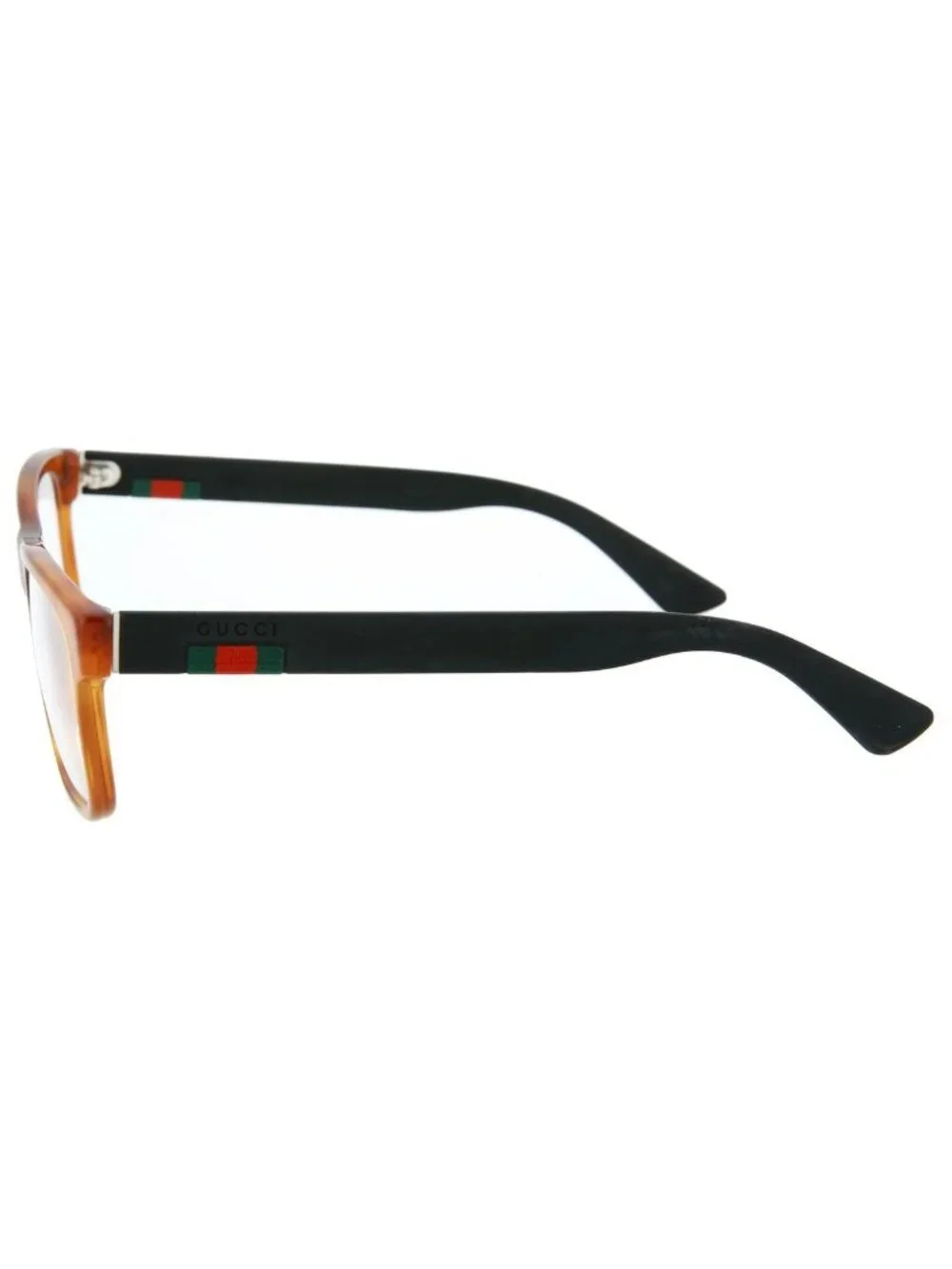 New Gucci Women's Sunglasses Square Rectangle Mens Havana Black